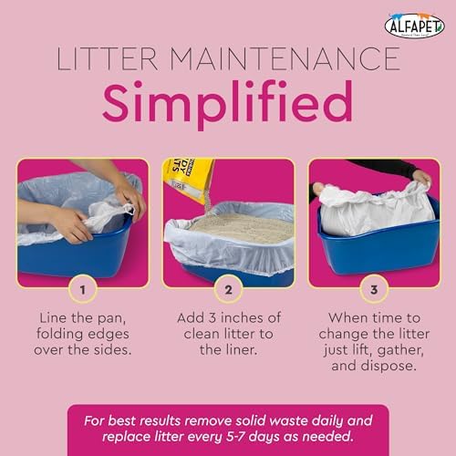 Alfapet Cat litter box liners, Elastic bags liners, Extra-Giant Size litterbox- - Image 6