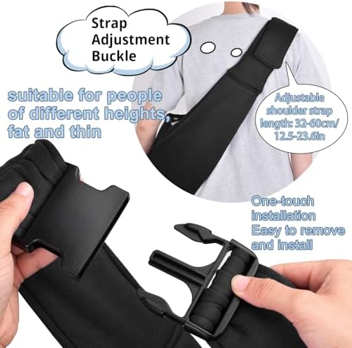 CUBY Dog and Cat Sling Carrier, Hand-Free Dog Carrier Slings - Image 7