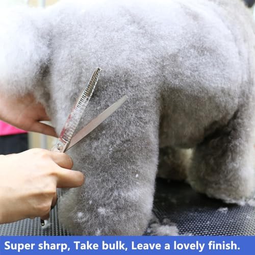 HASHIMOTO Straight Eraser Dog Grooming Scissors, 23 Teeth, 7.0 inch. - Image 4