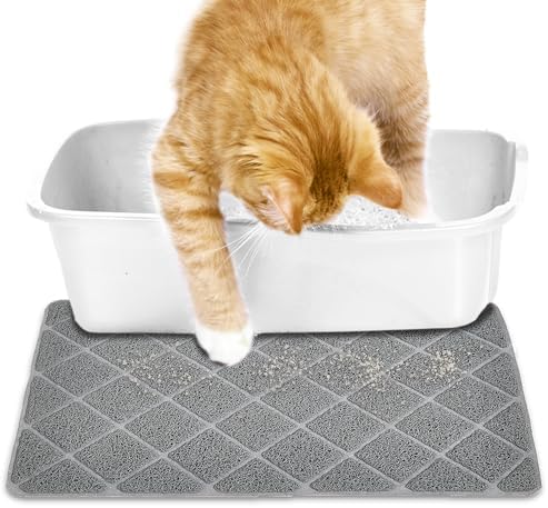 Vila Litter Mat for Indoor Cats & Kittens, Double Layer Honeycomb EVA Pad - Image 2