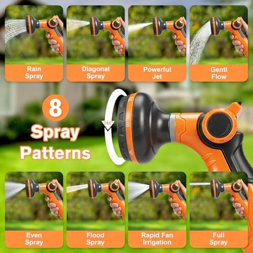 6pc Dog Shower Attachment Water Hose - Image 3