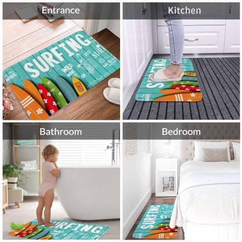 Surfing Vintage Style Bath Mats - Image 4
