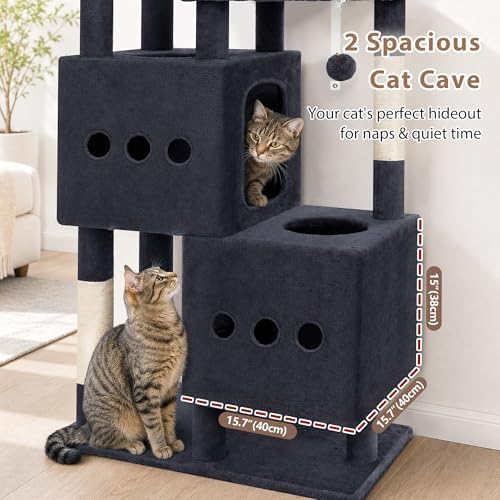 Gitelsnour Cat Tree, Sturdy Cat Tower - Image 3