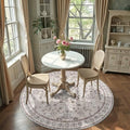 Round Area Rugs Washable Small Round Rug 3ft Circle Entryway Rugs Door Mat by NYZEL