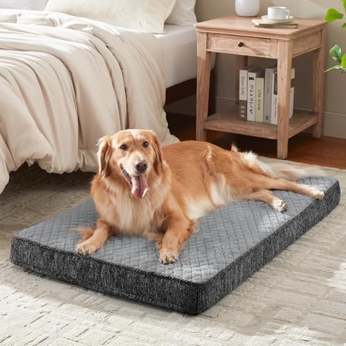 JOEJOY Orthopedic Medium Dog Bed, Washable Dog Crate Bed Medium Sized - Image 2