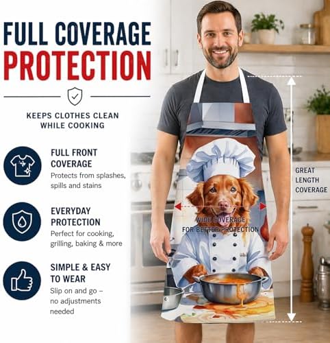 Caroline's Treasures Nova Scotia Duck Tolling Retriever The Chef Apron Cooking - Image 3