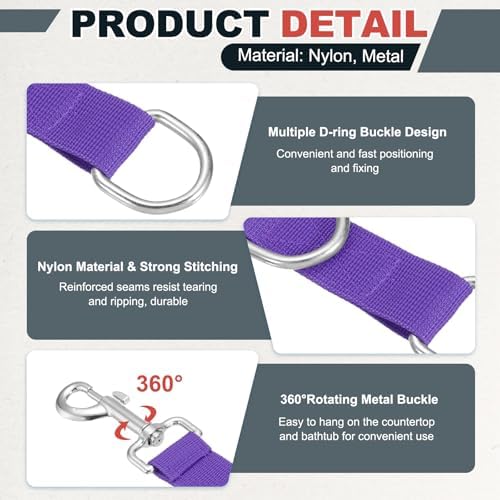 Pet Dog Grooming Loops, Adjustable Nylon Table Arm Extender Belly Strap - Image 3
