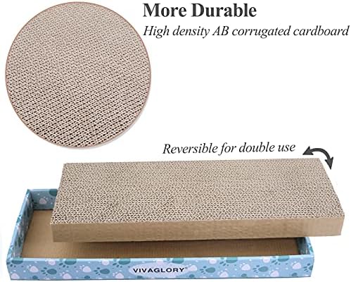 VIVAGLORY Cat Scratcher Padpal Cat Scratching Board - Image 3