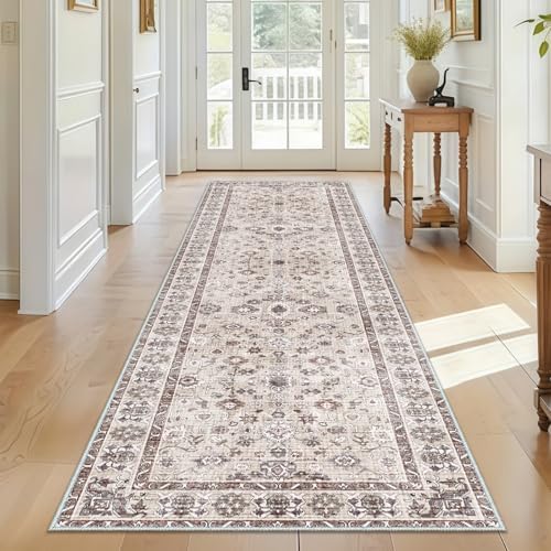 2x9 Runner Rug Non Slip: Washable Soft Carpet by NYZEL