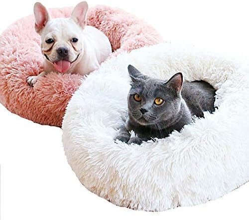 Cat Bed for Indoor Cats, Mini Plush Self Warming Kitten Bed, 20 Inch - Image 3
