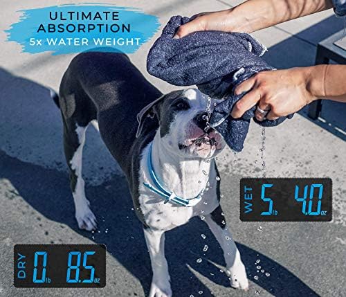 Wooflinen Microfiber Pet Bath Towel, Ultra-Absorbent, Double Density, Machine - Image 7