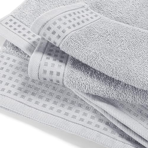 GLAMBURG Ultra Soft 4 Pack Oversized Bath Towel Set 27x54 inches, 100% Cotton - Image 2