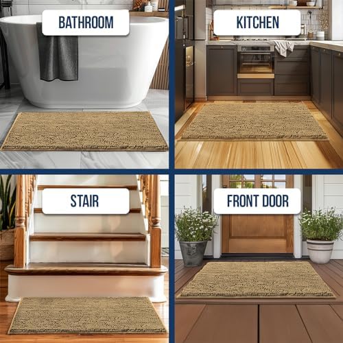 Muddy Mat® | Chenille Bathroom Rugs Quick Dry Microfiber Mats Non Slip Washable - Image 6