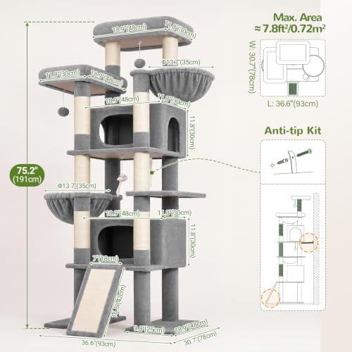 Globlazer Giant Tall Heavy Duty Cat Tower - Image 6