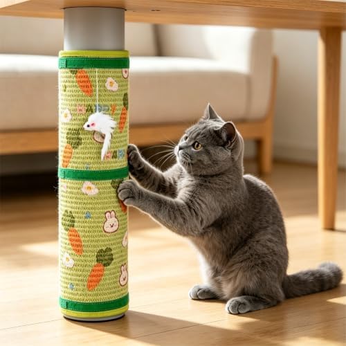 Cat Wall Scratcher for Indoor Cats, Cat Toys Wall Corner Scratcher Pad by Unknown