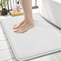 OLANLY Memory Foam Small Bathroom Rugs 24x16, Absorbent Bath Mat by OLANLY