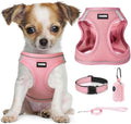 No Pull Dog Puppy Harness and Leash Set Reflective Mesh Vest Small by YIMEIS