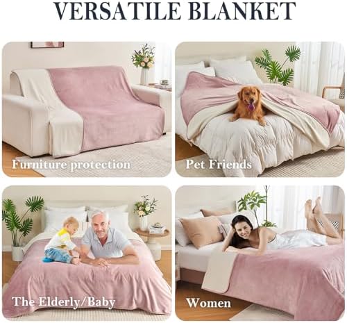 Waterproof Blanket 30"x40" for Dogs Cats, Reversible Waterproof Bed Cover for - Image 5