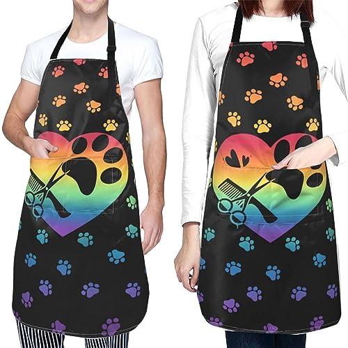 Art Apron with Pocket for Women Men - Image 2