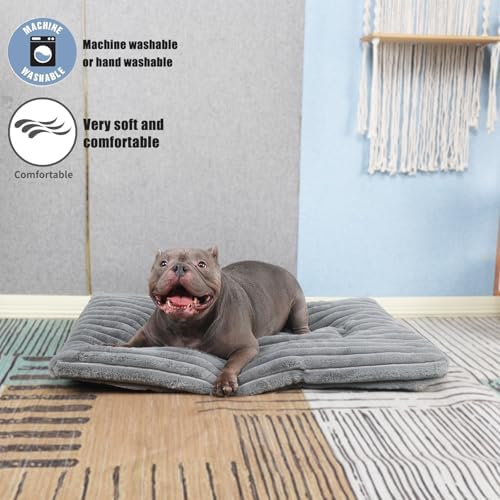 Dog Beds Crate Pad for Medium to Large Dogs Ultra Soft Dog Mat for Crate or - Image 6
