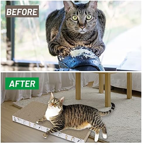 PatiencET Cardboard Cat Scratcher 5 Pack, Cat Scratching Board - Image 5