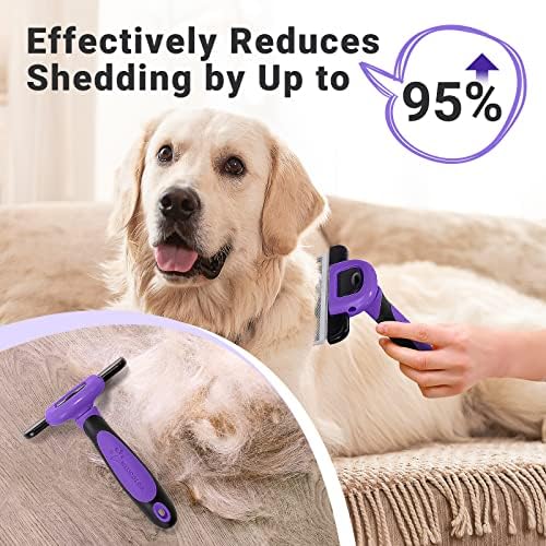 MIU COLOR Pet Grooming Brush, Deshedding Tool - Image 3