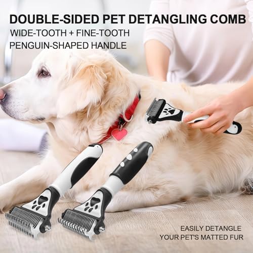 Penguin Double-Sided Dematting Comb - Image 2