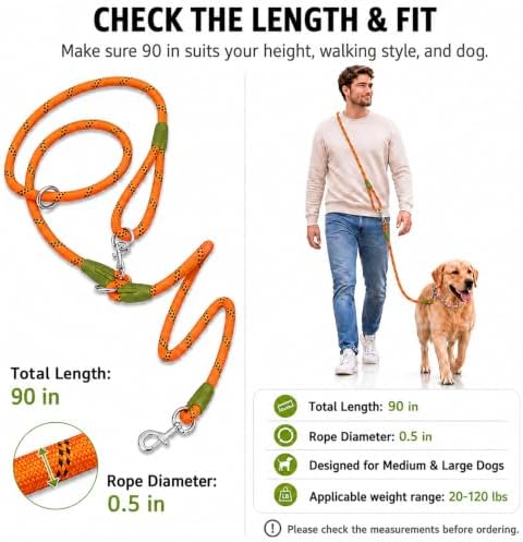 Hands Free Dog Leash Crossbody Dog Running Leash Handsfree Pet Rope - Image 4