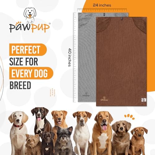 Dog Towels for Drying Dogs Super Absorbent Microfiber Pet Grooming Towel for - Image 4