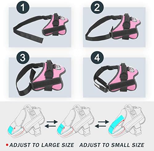 Bolux Dog Harness, No-Pull Reflective Dog Vest, Breathable Adjustable Pet - Image 2