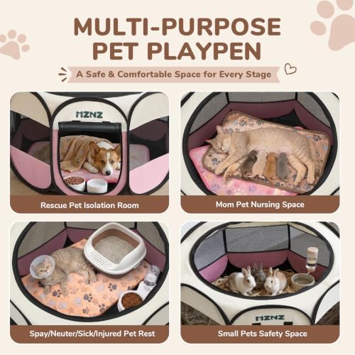 Dog Cat Small Animal Puppy Playpen Crate - Image 3