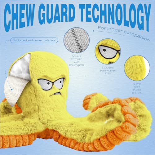 LEGEND SANDY Tough Dog Toys, Squeaky Large Dog Toy, Stuffed Puppy Chew Toys - Image 3