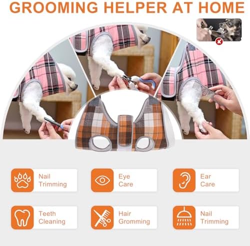 BEAUTYZOO Dog Grooming Hammock for Small Dogs/Cats, Nail Trim Restraint - Image 3