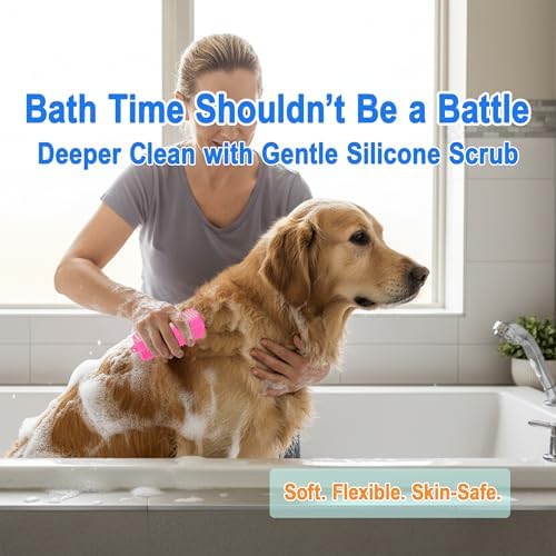 3-in-1 Triangular Dog Bath Brush - Image 4