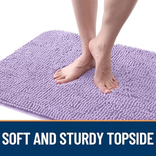 OLANLY Dog Door Mat for Muddy Paws 47x20, Super Absorbent Chenille Mud Mat - Image 4