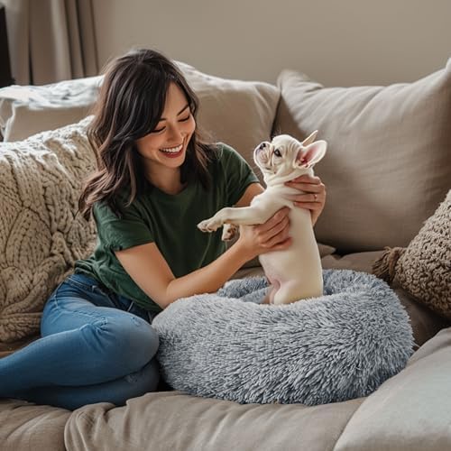 Extra Large Dog Beds, 36in Human Dog Anxiety Relief Comfort Bed - Image 5