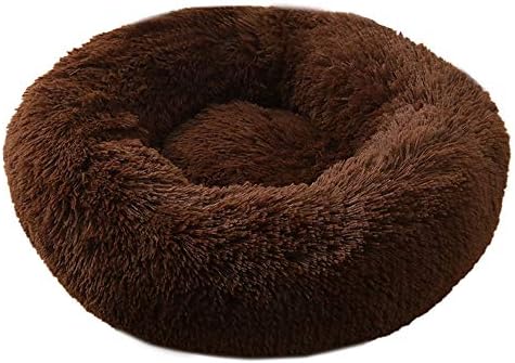 Plush Calming Donut Dog Bed for Small to Medium Dogs, 28 Inch Round Pet Bed - Image 5