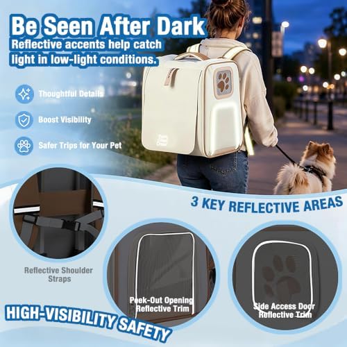 Pet Carrier Backpack with Wheels Rolling - Image 6