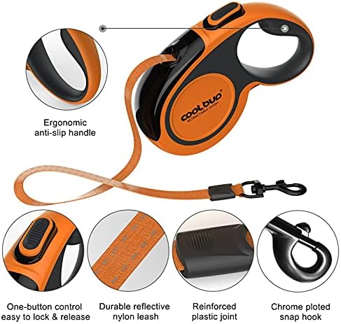 360° Tangle-Free, Heavy Duty Retractable Dog Leash - Image 2