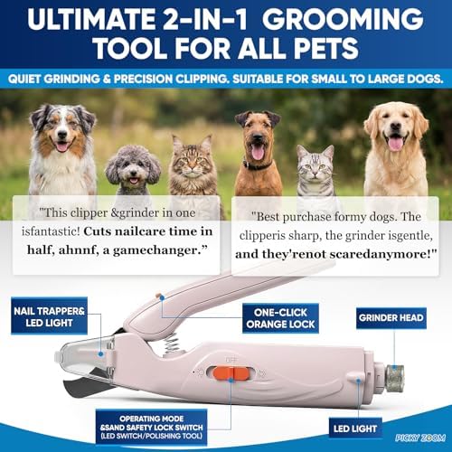 2-in-1 Dog & Cat Nail Clippers and Grinder - Image 3