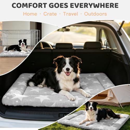 Dog Bed Mat, Reversible Crate Pad & Cute Dog Bed - Image 5
