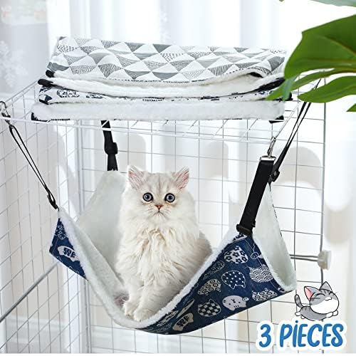 BBTO 3 Pcs Reversible Hanging Hammock Soft Plush - Image 4