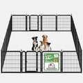 Dog Playpen, 32 inch 16 Panels, Barrier-Free Design by Newsweetown