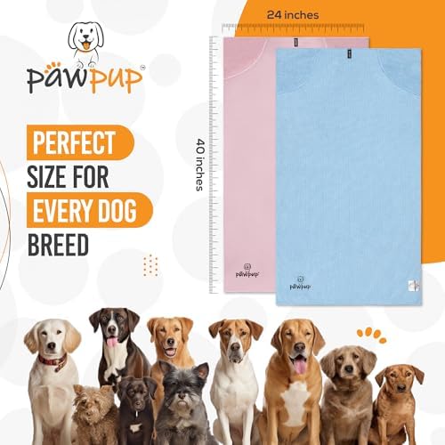 Dog Towels for Drying Dogs Super Absorbent Microfiber Pet Grooming Towel for - Image 3