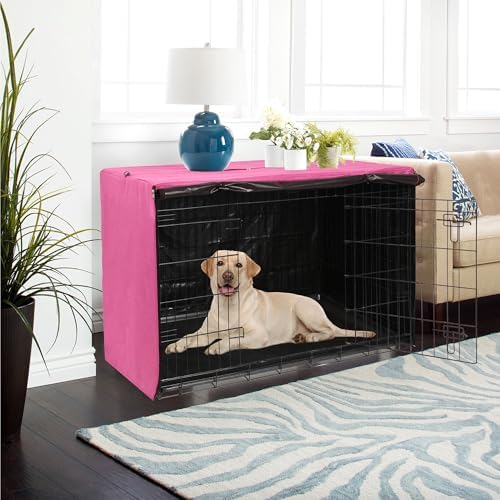 Deblue Dog Crate Cover, Durable Polyester Indoor Pet Kennel Cover - Image 7
