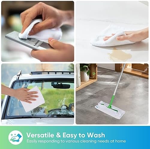 HOMEXCEL 24PK Microfiber Cleaning Cloth, Cleaning Rag - Image 5