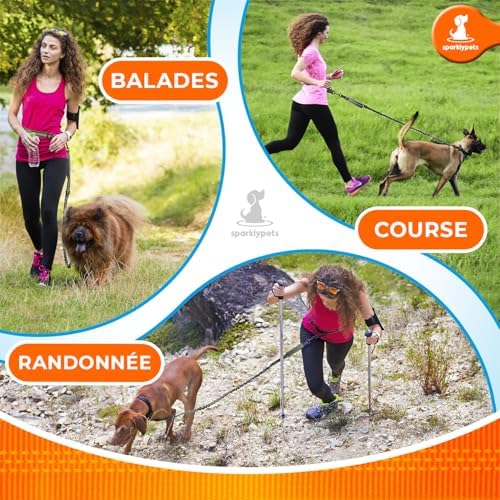 SparklyPets Hands Free Dog Leash, Medium & Large - Image 4