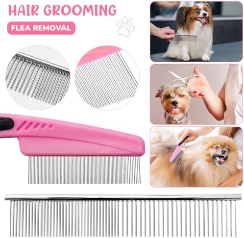 Dog Brush & Grooming Kit – 9-Piece Pet Brush & Deshedding Set - Image 6