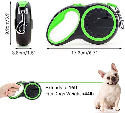 Segarty 16 Ft Extendable Dog Leash, 5m Heavy Duty Walking Dog Leash - Image 2
