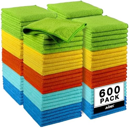 AIDEA Microfiber Cleaning Cloth, Microfiber Towels by AIDEAHOME